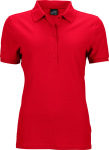 James & Nicholson – Ladies' Elastic Piqué Polo for embroidery and printing