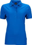 James & Nicholson – Ladies' Elastic Piqué Polo for embroidery and printing