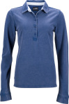 James & Nicholson – Ladies' Polo longsleeve for embroidery and printing