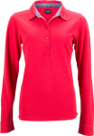 James & Nicholson – Ladies' Polo longsleeve for embroidery and printing