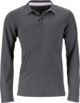 James & Nicholson – Men's Piqué Polo longsleeve for embroidery and printing