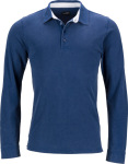 James & Nicholson – Men's Piqué Polo longsleeve for embroidery and printing