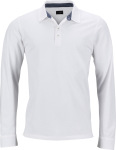 James & Nicholson – Men's Piqué Polo longsleeve for embroidery and printing