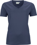 James & Nicholson – Damen V-Neck Sport T-Shirt zum besticken und bedrucken