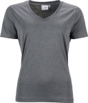 James & Nicholson – Damen V-Neck Sport T-Shirt besticken und bedrucken lassen