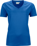 James & Nicholson – Damen V-Neck Sport T-Shirt besticken und bedrucken lassen