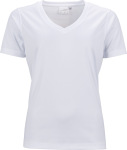 James & Nicholson – Damen V-Neck Sport T-Shirt besticken und bedrucken lassen