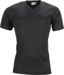 James & Nicholson – Herren V-Neck Sport T-Shirt besticken und bedrucken lassen