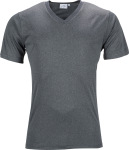 James & Nicholson – Herren V-Neck Sport T-Shirt besticken und bedrucken lassen