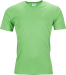 James & Nicholson – Herren V-Neck Sport T-Shirt besticken und bedrucken lassen