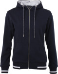 James & Nicholson – Damen Kapuzen Club Sweat Jacke besticken und bedrucken lassen