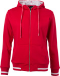 James & Nicholson – Damen Kapuzen Club Sweat Jacke besticken und bedrucken lassen