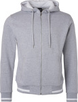 James & Nicholson – Herren Kapuzen Club Sweat Jacke besticken und bedrucken lassen