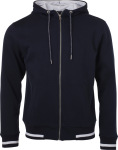 James & Nicholson – Men's Club Sweat Jacket hímzéshez és nyomtatáshoz