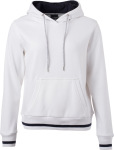 James & Nicholson – Ladies' Club Hooded Sweat hímzéshez és nyomtatáshoz