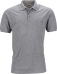 James & Nicholson – Men´s Workwear Polo Pocket for embroidery and printing