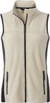 James & Nicholson – Ladies' Workwear Fleece Vest hímzéshez