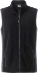 James & Nicholson – Men's Workwear Fleece Vest for embroidery