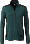 James & Nicholson – Ladies' knitted Workwear Fleece Jacket hímzéshez