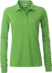 James & Nicholson – Ladies' Workwear Polo Pocket longsleeve for embroidery and printing