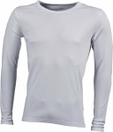 James & Nicholson – Men's Rib T-Shirt longsleeves hímzéshez és nyomtatáshoz