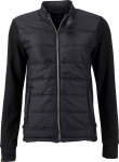 James & Nicholson – Damen Hybrid Sweat Jacke besticken lassen