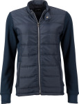 James & Nicholson – Ladies' Hybrid Sweat Jacket for embroidery