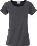 James & Nicholson – Ladies' Basic T-Shirt Organic hímzéshez és nyomtatáshoz