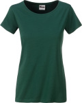 James & Nicholson – Ladies' Basic T-Shirt Organic hímzéshez és nyomtatáshoz