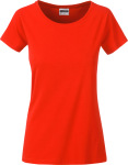 James & Nicholson – Ladies' Basic T-Shirt Organic hímzéshez és nyomtatáshoz