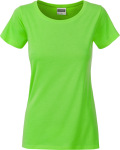 James & Nicholson – Ladies' Basic T-Shirt Organic hímzéshez és nyomtatáshoz