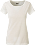 James & Nicholson – Ladies' Basic T-Shirt Organic hímzéshez és nyomtatáshoz