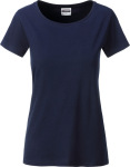 James & Nicholson – Ladies' Basic T-Shirt Organic for embroidery and printing