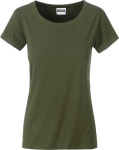 James & Nicholson – Ladies' Basic T-Shirt Organic for embroidery and printing