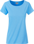 James & Nicholson – Ladies' Basic T-Shirt Organic hímzéshez és nyomtatáshoz