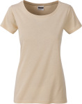 James & Nicholson – Ladies' Basic T-Shirt Organic hímzéshez és nyomtatáshoz