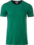 James & Nicholson – Men's Organic T-Shirt for embroidery and printing