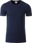 James & Nicholson – Men's Organic T-Shirt for embroidery and printing