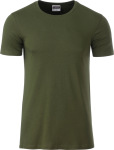 James & Nicholson – Men's Organic T-Shirt for embroidery and printing