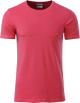 James & Nicholson – Men's Organic T-Shirt for embroidery and printing