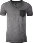 James & Nicholson – Men's Vintage T-Shirt hímzéshez és nyomtatáshoz