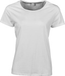 Tee Jays – Damen T-Shirt mit ungesäumten Ausschnitt besticken und bedrucken lassen