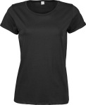 Tee Jays – Damen T-Shirt mit Umschlag am Arm besticken und bedrucken lassen