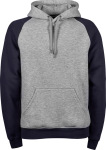 Tee Jays – Herren Kapuzen Sweatshirt 2-farbig besticken und bedrucken lassen