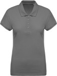 Kariban – Damen Organic Piqué Polo besticken und bedrucken lassen