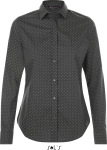 SOL’S – Becker Women Popeline Bluse langarm getupft besticken und bedrucken lassen