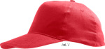 SOL’S – Sunny 5 Panel Baseball Cap for embroidery and printing