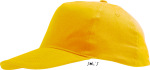 SOL’S – Sunny 5 Panel Baseball Cap for embroidery and printing