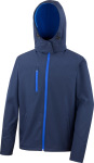 Result – Men's Softshell 3-Layer Hooded Jacket hímzéshez