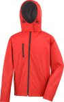 Result – Men's Softshell 3-Layer Hooded Jacket hímzéshez